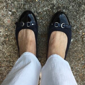 AGL Dark Navy Blue Women's Ballet Flats 8M 104